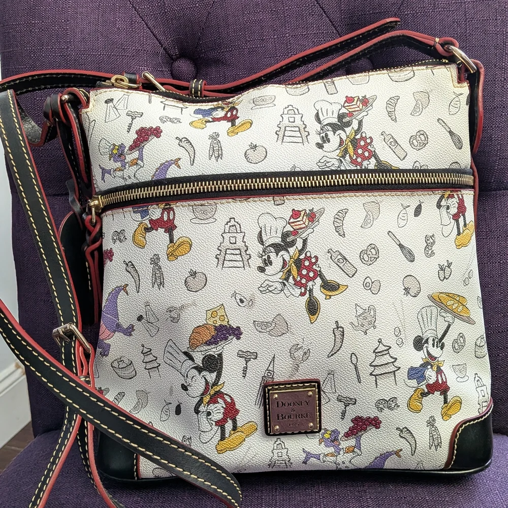 Disney Dooney & Bourke 2018 Food And Wine Festival Disney Shoulder Bag - Picture 2 of 10